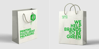 Supply Do Paper Bag Mockup V02 Green